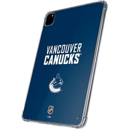 NHL Vancouver Canucks Solid Background iPad Pro 11in (2024) Clear Case