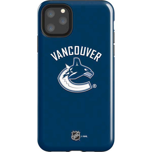 NHL Vancouver Canucks Solid Background iPhone Cases