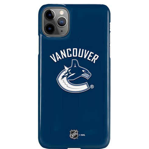 NHL Vancouver Canucks Solid Background iPhone Cases