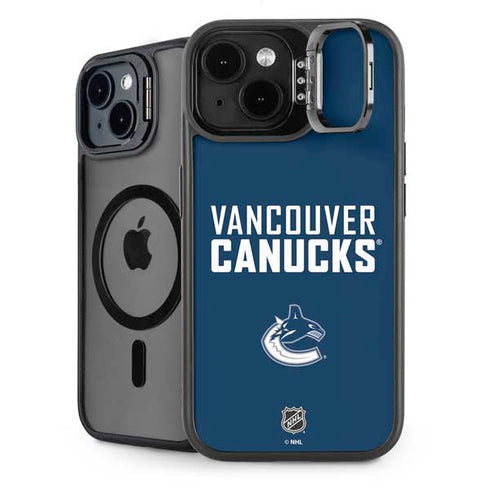 NHL Vancouver Canucks Solid Background iPhone 13 Kickstand Case