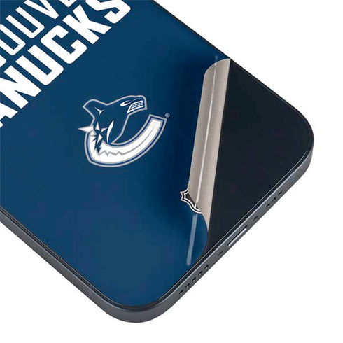 NHL Vancouver Canucks Solid Background iPhone Skins
