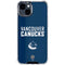 NHL Vancouver Canucks Solid Background iPhone 15 Clear Case