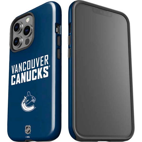 NHL Vancouver Canucks Solid Background iPhone 15 Pro Impact Case