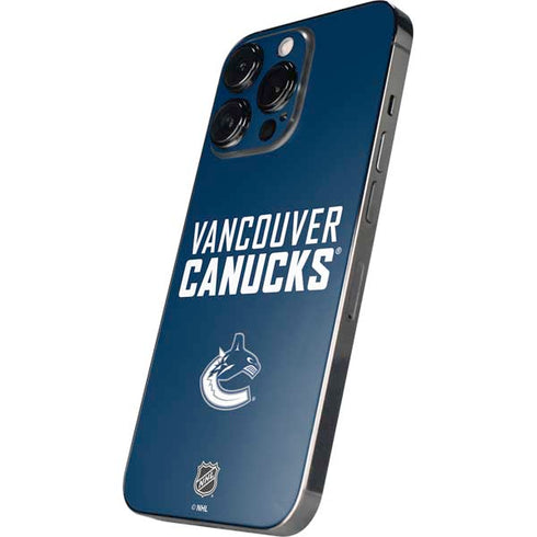NHL Vancouver Canucks Solid Background iPhone 15 Pro Max Skin