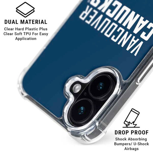 NHL Vancouver Canucks Solid Background iPhone 16 MagSafe Case