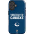 NHL Vancouver Canucks Solid Background iPhone 16 Plus Impact Case