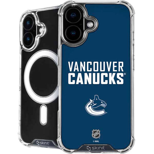 NHL Vancouver Canucks Solid Background iPhone 16 Plus MagSafe Case