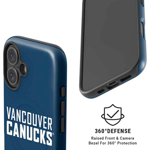 NHL Vancouver Canucks Solid Background iPhone 16 Plus Magsafe Impact Case