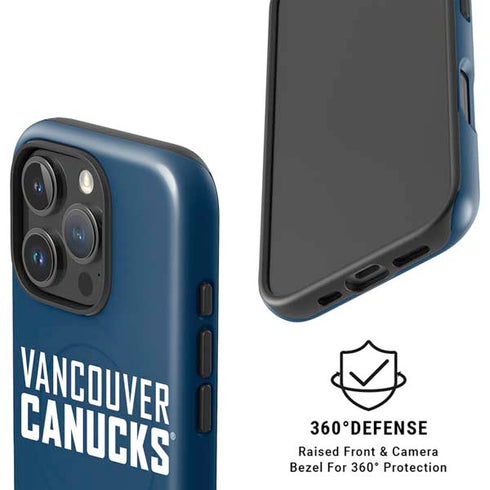 NHL Vancouver Canucks Solid Background iPhone 16 Pro Magsafe Impact Case