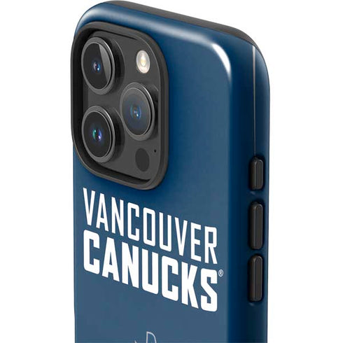 NHL Vancouver Canucks Solid Background iPhone 16 Pro Max Impact Case
