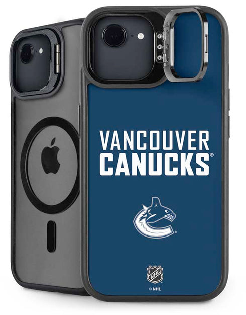 NHL Vancouver Canucks Solid Background iPhone 16e Kickstand Case