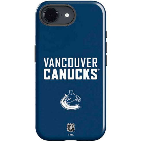 NHL Vancouver Canucks Solid Background iPhone 16e Impact Case