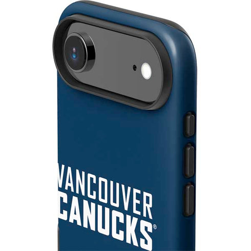 NHL Vancouver Canucks Solid Background iPhone 17 Air Impact Case