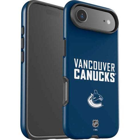 NHL Vancouver Canucks Solid Background iPhone 17 Air Impact Case