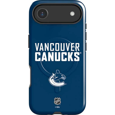 NHL Vancouver Canucks Solid Background iPhone 17 Air Magsafe Impact Case