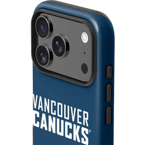 NHL Vancouver Canucks Solid Background iPhone 17 Pro Impact Case