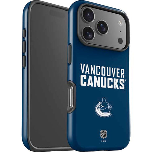 NHL Vancouver Canucks Solid Background iPhone 17 Pro Impact Case
