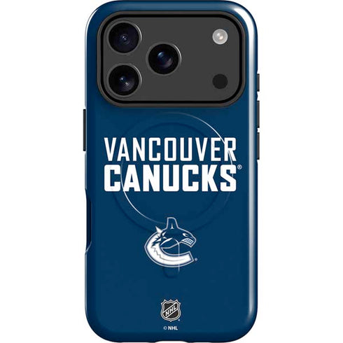 NHL Vancouver Canucks Solid Background iPhone 17 Pro Magsafe Impact Case