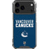 NHL Vancouver Canucks Solid Background iPhone 17 Pro Max Clear Case