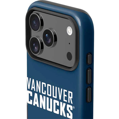 NHL Vancouver Canucks Solid Background iPhone 17 Pro Max Impact Case