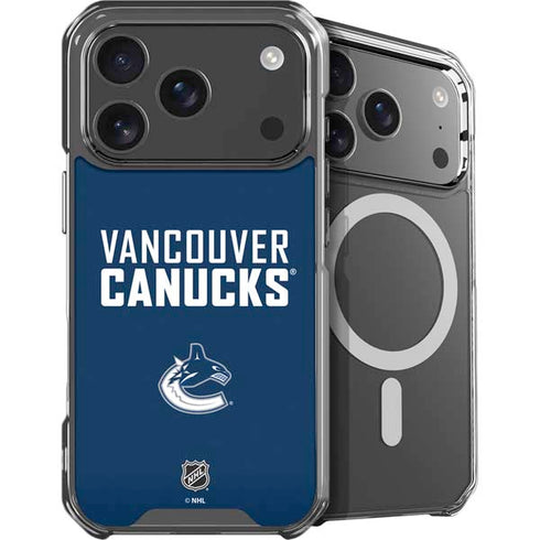 NHL Vancouver Canucks Solid Background iPhone 17 Pro Max MagSafe Case