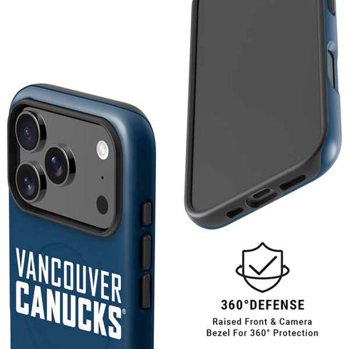 NHL Vancouver Canucks Solid Background iPhone 17 Pro Max Magsafe Impact Case