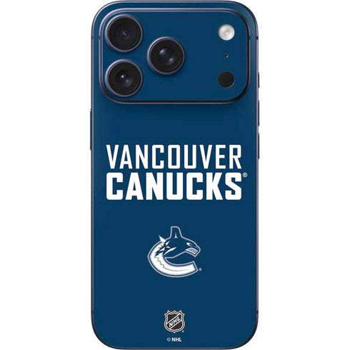 NHL Vancouver Canucks Solid Background iPhone 17 Pro Max Skin