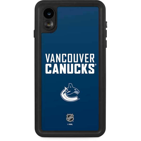 NHL Vancouver Canucks Solid Background iPhone Cases