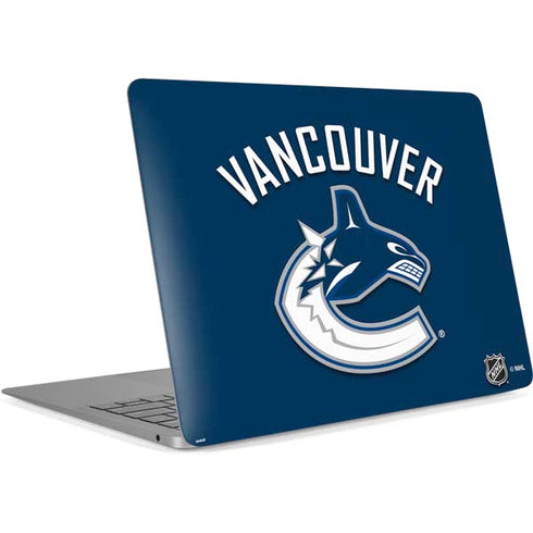 NHL Vancouver Canucks Solid Background Apple MacBook Air Skin