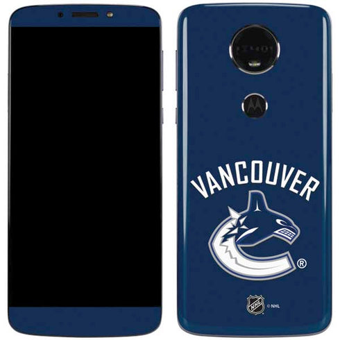 NHL Vancouver Canucks Solid Background Moto E5 Plus Skin