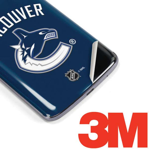 NHL Vancouver Canucks Solid Background Moto E5 Plus Skin