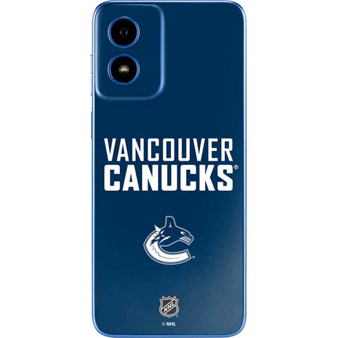 NHL Vancouver Canucks Solid Background Moto G Play 4G (2024) Skin