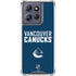 NHL Vancouver Canucks Solid Background Moto G Play 5G (2025) Clear Case