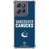 NHL Vancouver Canucks Solid Background Moto G Power 5G (2025) Clear Case