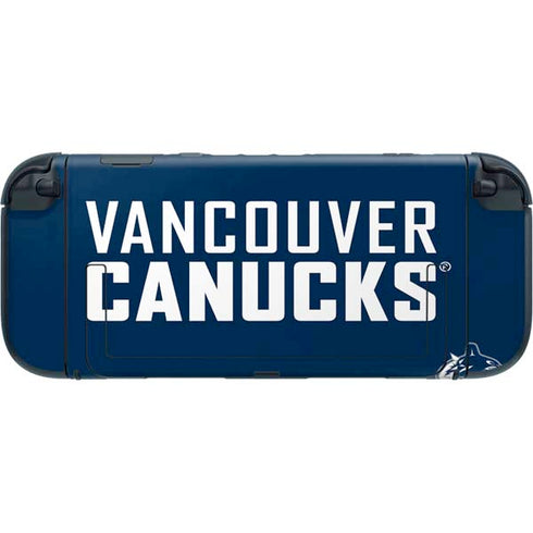 NHL Vancouver Canucks Solid Background Nintendo Switch 2 (2025) with Joy-Con Skin