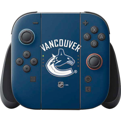 NHL Vancouver Canucks Solid Background Nintendo Skins