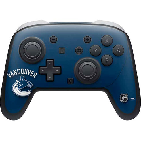 NHL Vancouver Canucks Solid Background Nintendo Skins