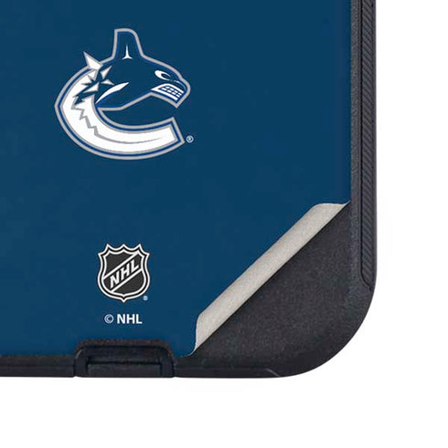 NHL Vancouver Canucks Solid Background Otterbox Defender iPhone Skin
