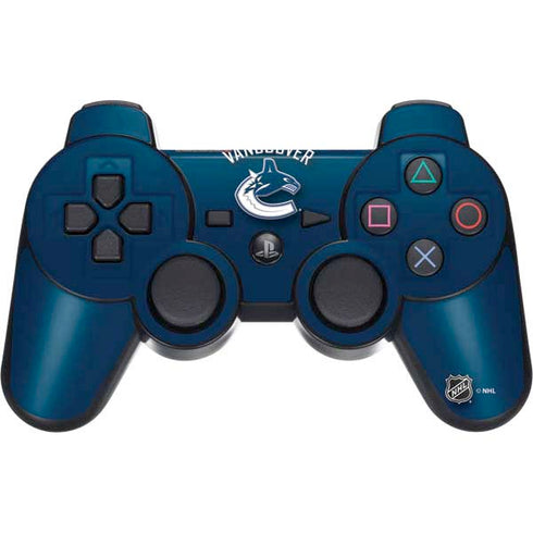 NHL Vancouver Canucks Solid Background PS3 Dual Shock wireless controller Skin