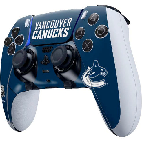NHL Vancouver Canucks Solid Background PS5 DualSense Edge Pro Controller Skin