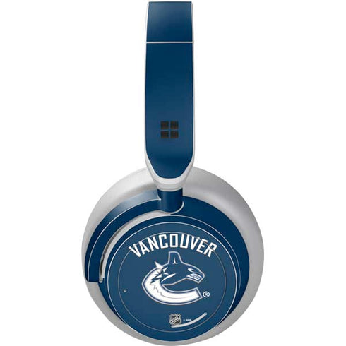 NHL Vancouver Canucks Solid Background Surface Headphones Skin