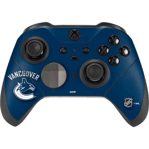 NHL Vancouver Canucks Solid Background Xbox Elite Wireless Controller Series 2 Skin