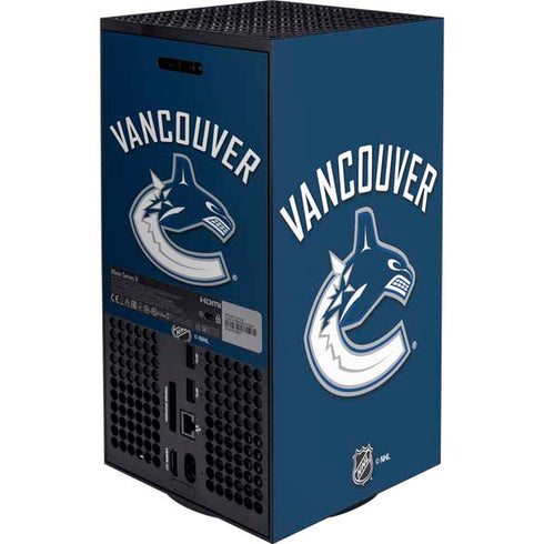 NHL Vancouver Canucks Solid Background Xbox Series X Bundle Skin