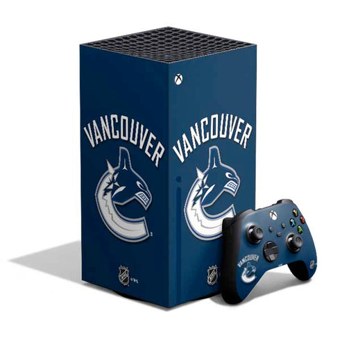 NHL Vancouver Canucks Solid Background XBox Series X Digital Edition Bundle Skin