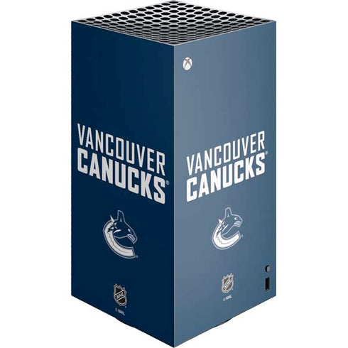 NHL Vancouver Canucks Solid Background XBox Series X Digital Edition Console Skin