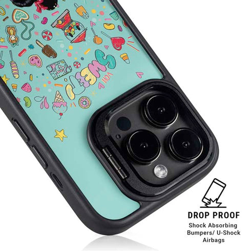 Disney Wreck-it Ralph Vanellope Sugar Icons iPhone 15 Pro Kickstand Case