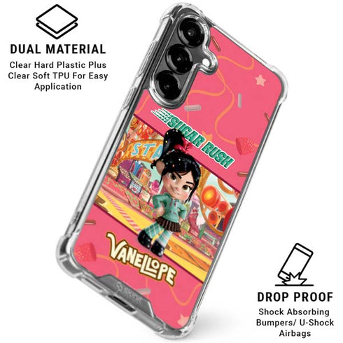 Disney Wreck-it Ralph Vanellope Sugar Rush Galaxy S26 Plus Clear Case