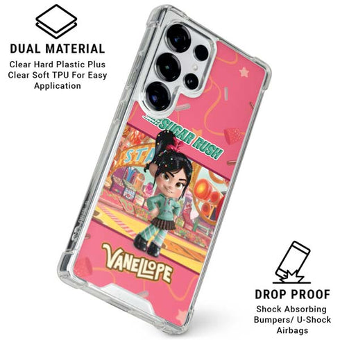Disney Wreck-it Ralph Vanellope Sugar Rush Galaxy S26 Ultra Clear Case
