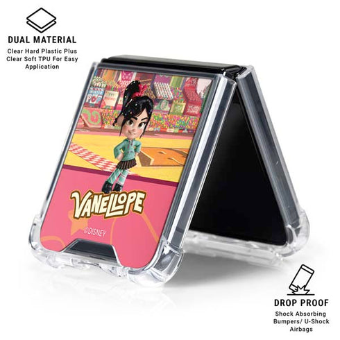 Disney Wreck-it Ralph Vanellope Sugar Rush Galaxy Z Flip6 Clear Case