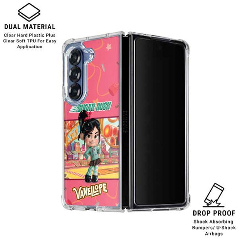 Disney Wreck-it Ralph Vanellope Sugar Rush Galaxy Z Fold6 Clear Case
